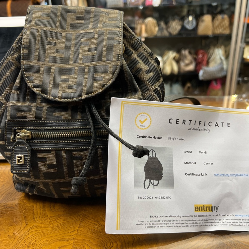 FENDI MINI BACKPACK - Picture 16 of 16